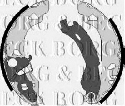 BORG & BECK bbs6220 -  Комплект тормозных колодок